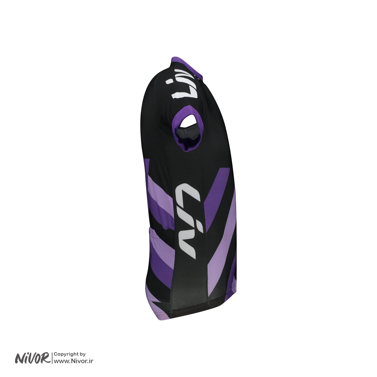 تی شرت دوچرخه سواری آستین کوتاه لیو مدل Race Day مشکی